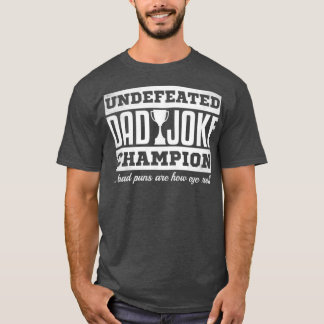 T-shirt Mens Papa Joke Champion drôle de fête des pères ca