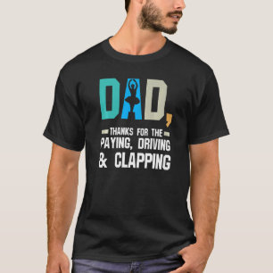 T-shirt Mens Papa Merci Pour Avoir Pu Conduire Danse Papa