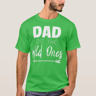 T-shirt Mens Papa Of The Wild Ones Père Couples s