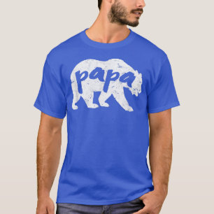 T-shirt Mens Papa ours Chemises pour Hommes Papa Chemise P