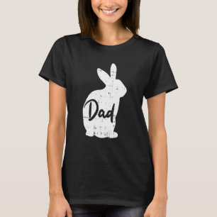 T-shirt Mens papa papa Bunny Matching Group Funny Family E