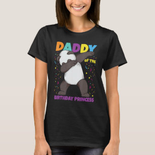T-shirt Mens Papa Princess Anniversaire Hommes Papa Panda
