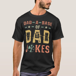 T-shirt Mens Papa Une Base De Papa Plaisanter Meilleur Pap