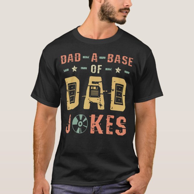 T-shirt Mens Papa Une Base De Papa Plaisanter Meilleur Pap (Devant)