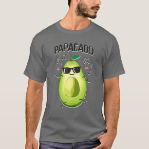 T-shirt Mens Papacado Drôle Cadeau Pour Nouveau Papa Ou P
