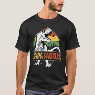 T-shirt Mens Papasaurus Rex Dinosaur Papa Saurus Pères