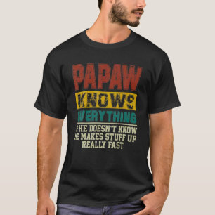 T-shirt Mens Papaw Sait Tout Vintage Papaw Lover
