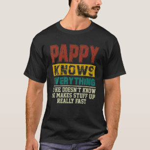T-shirt Mens Pappy Sait Tout Vintage Pappy Lover