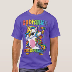 T-shirt Mens Parrain de l'Anniversaire Princesse Dabbing U