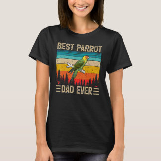 T-shirt Mens Parrot Oiseau Vintage Meilleur Parrot Papa Ja