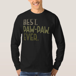 T-shirt Mens Paw Paw De Grand-Enfants Hommes Meilleur Paw 