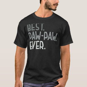 T-shirt Mens Paw Paw For Grandpa Father S Day Best Paw Pa
