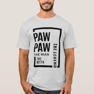 T-shirt Mens Pawpaw L'Homme Le Mythe La Légende Cadeau