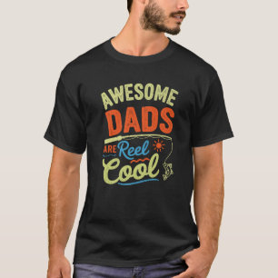 T-shirt Mens Pêche Papa plaisante Drôle Pêcheur Retro Vint