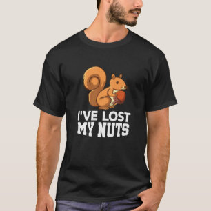 T-shirt Mens Perdu Mes Noix Écureuil Drôle Vasectomie