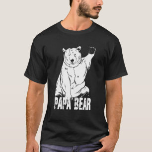 T-shirt Mens Père Ours Papa Papa Papa Papa Papa Papa Papa 
