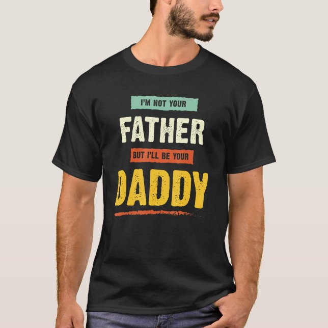 T-shirt Mens Père Papa Sarcastic Ill Sera Votre Papa Adul (Devant)