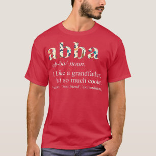 T-shirt Mens Personalized Tie Die Cool Abba Like a Grandfa