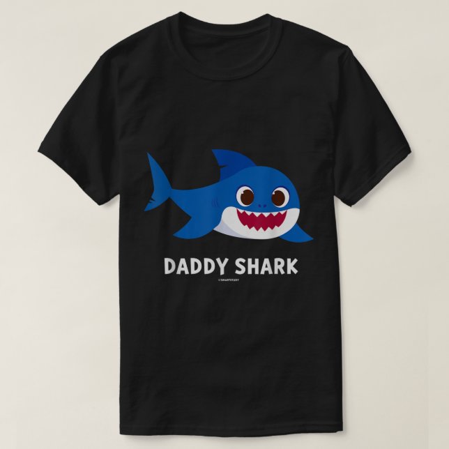 T-shirt Mens Pinkfong Daddy Shark Copie officielle (Design devant)