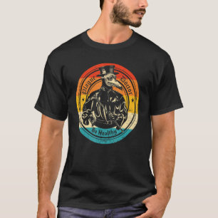 T-shirt Mens Plague Doctor Sunset Retro Vintage Medievel