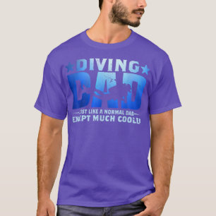 T-shirt Mens Plongée Papa Plongée Plongée Plongée Plongée