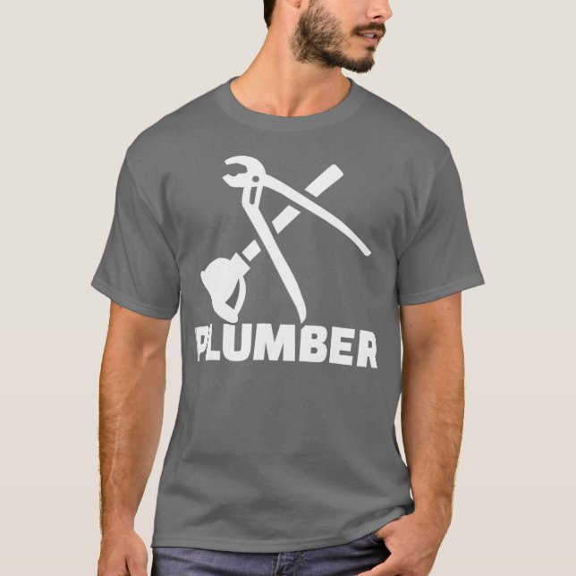T-shirt Mens Plumber (Devant)