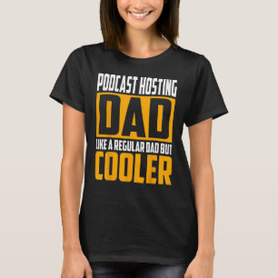 T-shirt Mens Podcast Hébergement papa Comme un papa ordina