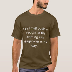 T-shirt mens positif citation de chose vie décontracté t
