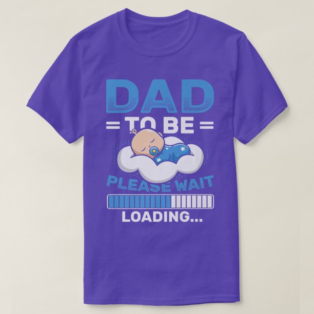 T-shirt Mens Pregnancy Announcement Dad To Be Loading  (Design devant)