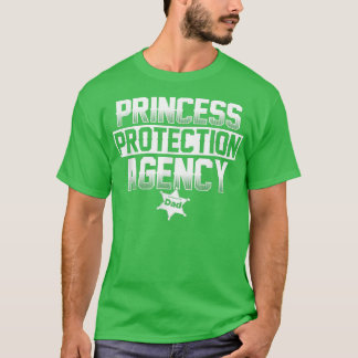 T-shirt Mens Princess Protection Agency Dad T  Funny Fathe