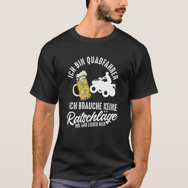 T-shirt Mens Quad Vélo Moto Moto Downhill Exportation (Devant)