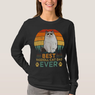 T-shirt Mens Ragdoll Chat Vintage Best Ragdoll Chat Papa G