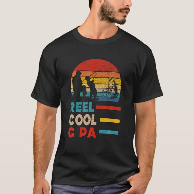 T-shirt Mens Reel Cool G PA Fishman Daddy Père Day Gif (Devant)