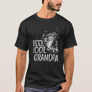 T-shirt Mens Reel Cool Grand-pa Fête des pères de pêche Pa