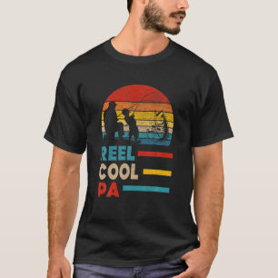 T-shirt Mens Reel Cool Pa Fisherman Daddy Père Jour Cadeau