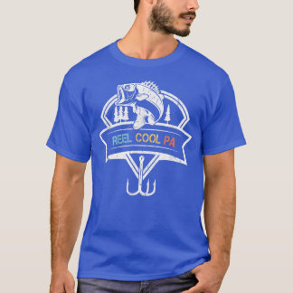T-shirt Mens Reel Cool PaFishing Daddy Fête des pères Cade