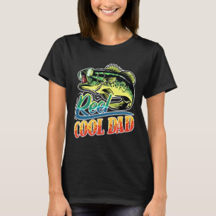 T-shirt Mens Reel Cool Papa Pêcheur Pêcheur Drôle Pêche