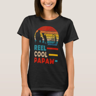 T-shirt Mens Reel Cool Papaw Pêcheur Papa Père Jour F