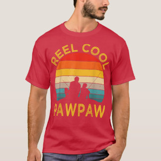 T-shirt Mens Reel Cool Pawpaw Pêche papa Vintage Groupe