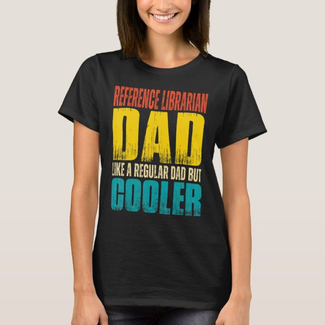 T-shirt Mens Reference Librairie Papa Like a Regular Papa (Devant)
