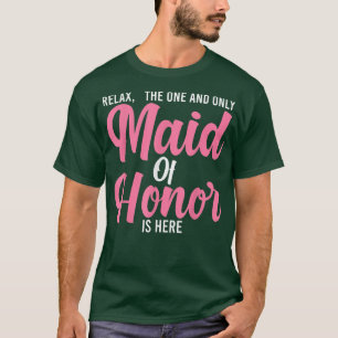 T-shirt Mens rela, l'unique et demoiselle d'honneur équipe