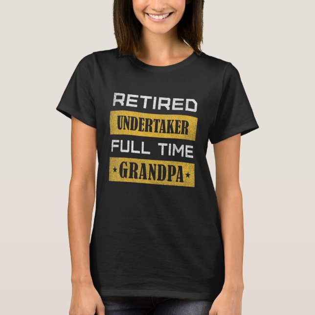 T-shirt Mens Retired TRIATHLETE Full Time Grandpa Retireme (Devant)