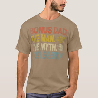 T-shirt Mens Retro Bonus Papa Homme Mythe Légende Vintage 
