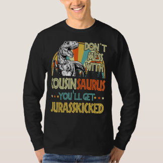 T-shirt Mens Retro Cousinsaurus Dinosaur Rex Vintage Faune