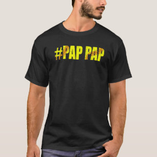T-shirt Mens Retro Fête des pères Softball Pap Pap Softbal