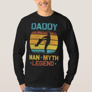 T-shirt Mens Retro Papa L'Homme Le Mythe La Légende Pour