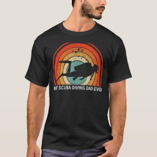 T-shirt Mens Retro Style Vintage Meilleur Plongée sous-mar