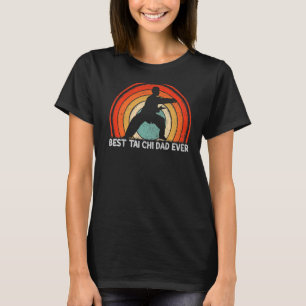 T-shirt Mens Retro Style Vintage Meilleur Tai Chi Papa Jam