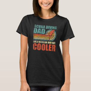 T-shirt Mens Retro Style Vintage Plongée sous-marine Papa'