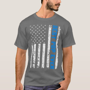 T-shirt Mens Retro US Best Pop Ever 4 juillet Père D